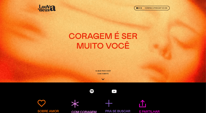 Case Sites, Hotsites e E-mails Louva a Deusa 1