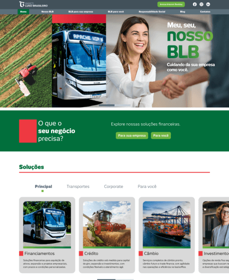 Case Sites, Hotsites e E-mails Banco Luso Brasileiro 1